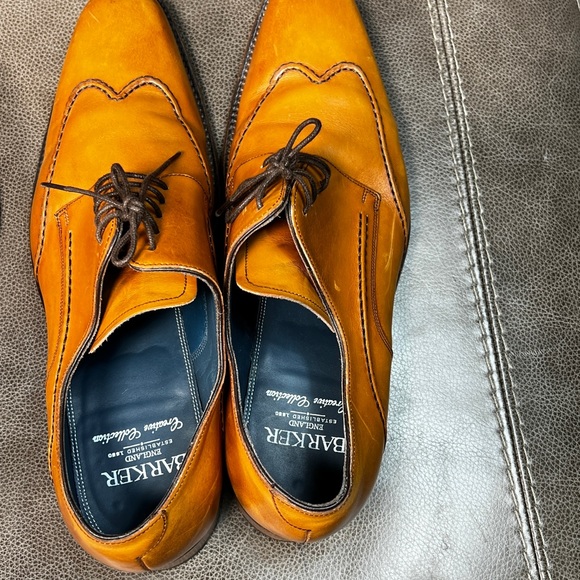 Men’s Barker Brown Shoes Size 11 - Picture 4 of 14